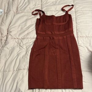 Guess Rust Mini Dress